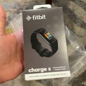 Fitbit charge 5 New in box Christmas gift (black color)